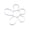 Silver, variant on Large Hollow Flower Pendant for Jewelry Making Metal Flower Pendants