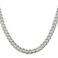 thumbnail image 2 of Primal Silver Sterling Silver 7mm Pave Curb Chain, 2 of 4