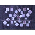 thumbnail image 1 of Ahgly Company Indoor Rectangle Oriental Blue Modern Area Rugs, 6' x 9', 1 of 4