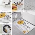 thumbnail image 6 of Kitchen Mat Rug Set of 2 Home is Where Your Honey is Bee Rustic Wood Runner Rug Anti-Fatigue Comfort Memory Foam Standing Mat Non-Slip Floor Door Mat for Bathroom 18x30in+18x60in, 6 of 6