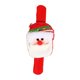 thumbnail image 1 of Pulsera navideña de dibujos animados, adorable recuerdo de fiesta para la hora de dormir de Año Nuevo. Papá Noel rojo, 1 of 9