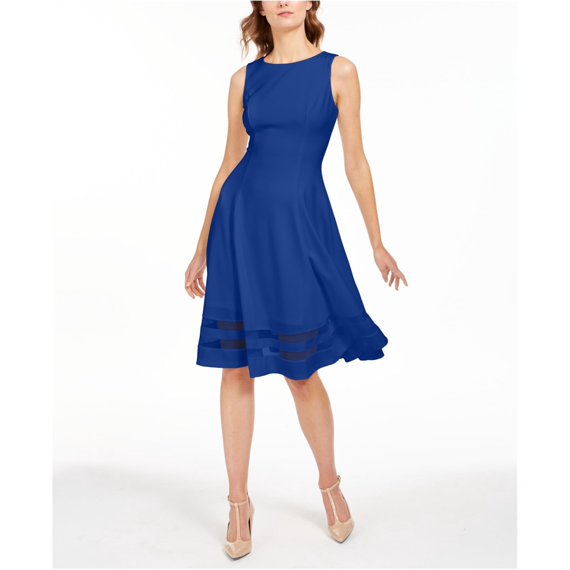 Calvin Klein Womens Illusion Trim Fit & Flare Vestido, Azul, 6 Calvin Klein Entallado y acampanado | Bodega Aurrera en lnea Calvin Klein Womens Illusion Trim Fit & Flare Vestido, Azul, 6 Calvin Klein Entallado y acampanado | Bodega Aurrera en lnea
