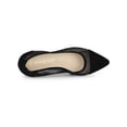 thumbnail image 4 of BLISSFUL STEP Chaussures Plates en Maille à Enfiler à Bout Pointu pour Femmes Noir 9,5, 4 of 8