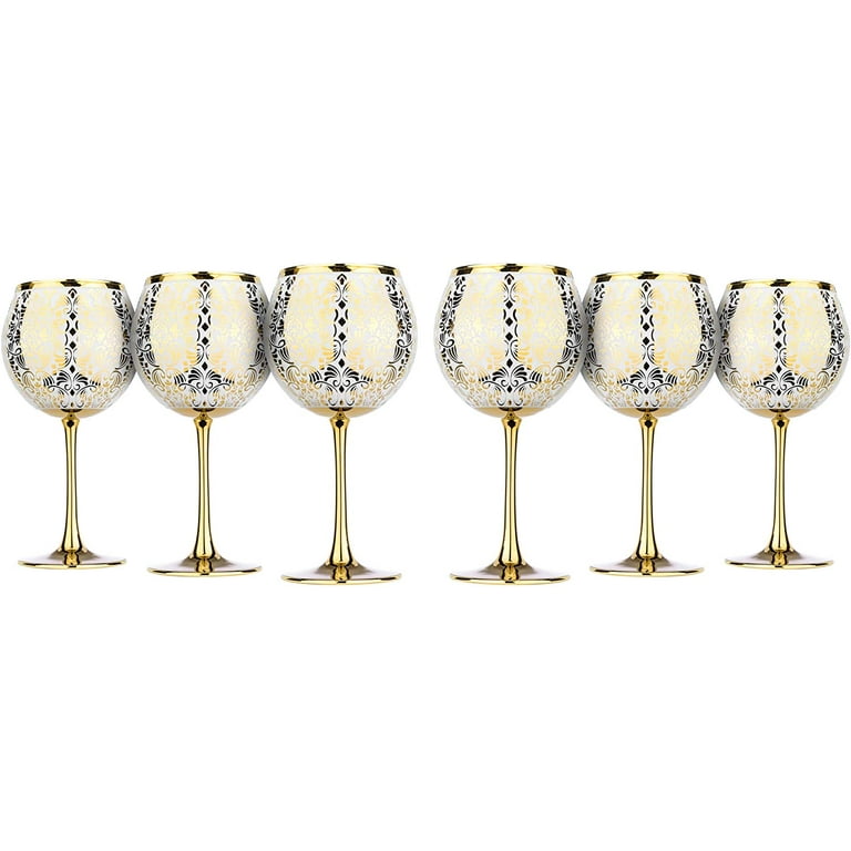 Liberty Collection Elegant and Modern Crystal Wine Glasses Set for