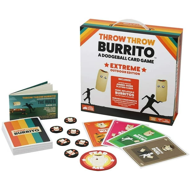 Throw Throw Burrito by Exploding Kittens Extreme Outdoor Edition A