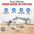 thumbnail image 5 of Virtual Reality Cookie Cutter 4 Pc Set. USA Tin Plate Steel - By Foose, 5 of 8