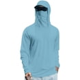 thumbnail image 2 of Dresfit Mens Shirts with Mask Quick Dry Long Sleeve Hiking Fishing Shirt Summer 2026 Hooded Upf 50 Y2k Hoodies Big and Tall Solid Rash Guard M, 2 of 4