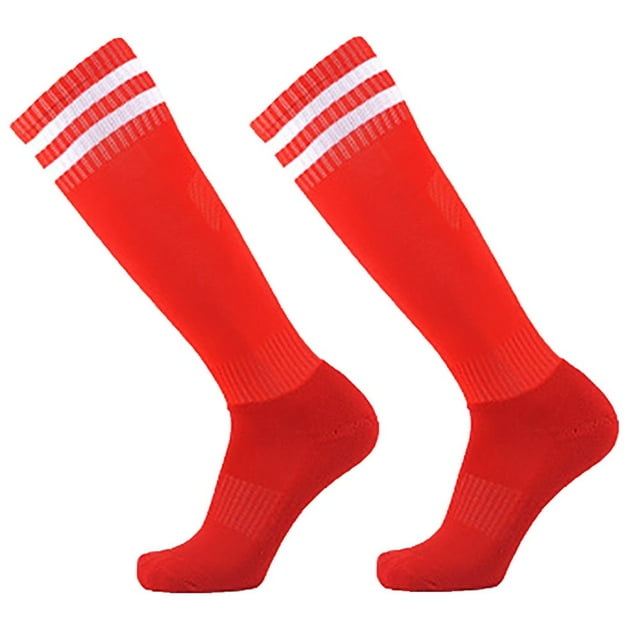 Adults Children Breathable Anti-Slip Soccer Football Sports Long Tube Socks