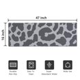 thumbnail image 5 of White and Black Of Leopard Print Door Rugs,Washable Non Slip Door Mats Indoor,Decorative Door Mats,Entry Mat Indoor for Entrance,Bedroom,Kitchen,Bathroom,16"x47", 5 of 6