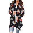 thumbnail image 2 of Puntoco Mujer Navidad Otoño Invierno Suelta Manga Larga Cardigan Manga Larga tops Liquidación Puntoco Puntoco-359, 2 of 5