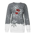 thumbnail image 2 of Hauts de Noël pour Femmes Manches Longues Mode Femmes Hauts de Noël Manches Longues Blouse Chandail Chandail en Molleton Chandail en Molleton de Noël pour Femmes Blouse de Noël pour Femmes Hauts Manches Longues, 2 of 9