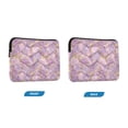 thumbnail image 7 of FORMRS 13-13.3 inch Laptop Sleeve Case Soft Carrying Quilted Computer Bag Cover, Pastel Pink Marble Pattern, 7 of 7