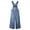 MidBlue-2700, variant on Girls Denim Overalls,Wide Leg Accordion Deep Heel Pockets Cargo Jeans Dungarees,DeepBlue,11-12 Years