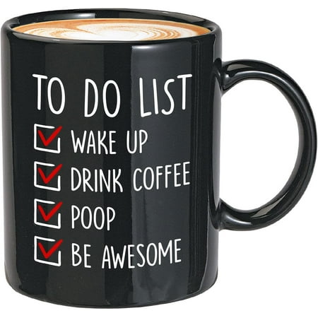 

Sarcasm Coffee Mug Attention I Am Out Of Order Until Further Notice - Funny Sarcastic Joke Coworker Work Besties Birthday -To Do List 11 Oz