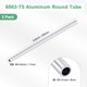 thumbnail image 3 of Tubo redondo de aluminio 6063 de 250 mm en paquete de 2, tubo de aluminio sin costura de 8 mm ID 11 mm OD para manualidades DIY [0.31x0.43x9.8IN], 3 of 7