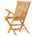thumbnail image 5 of vidaXL 7 Piece Folding Patio Dining Set Solid Teak Wood, 5 of 11