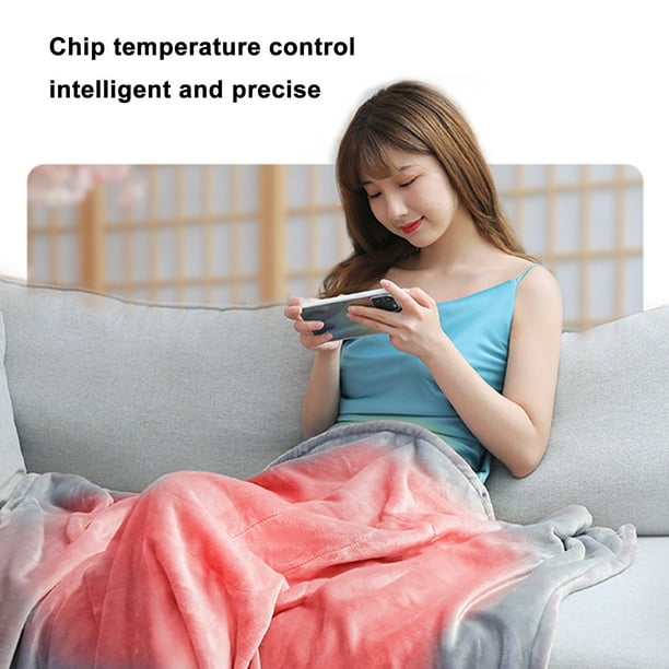 Black Friday deals TopLLC USB Electric Blankets USB Operated Heated Blanket 59 x 31.5in Cordless Electric Throw Blanket Portable 3 Heating
