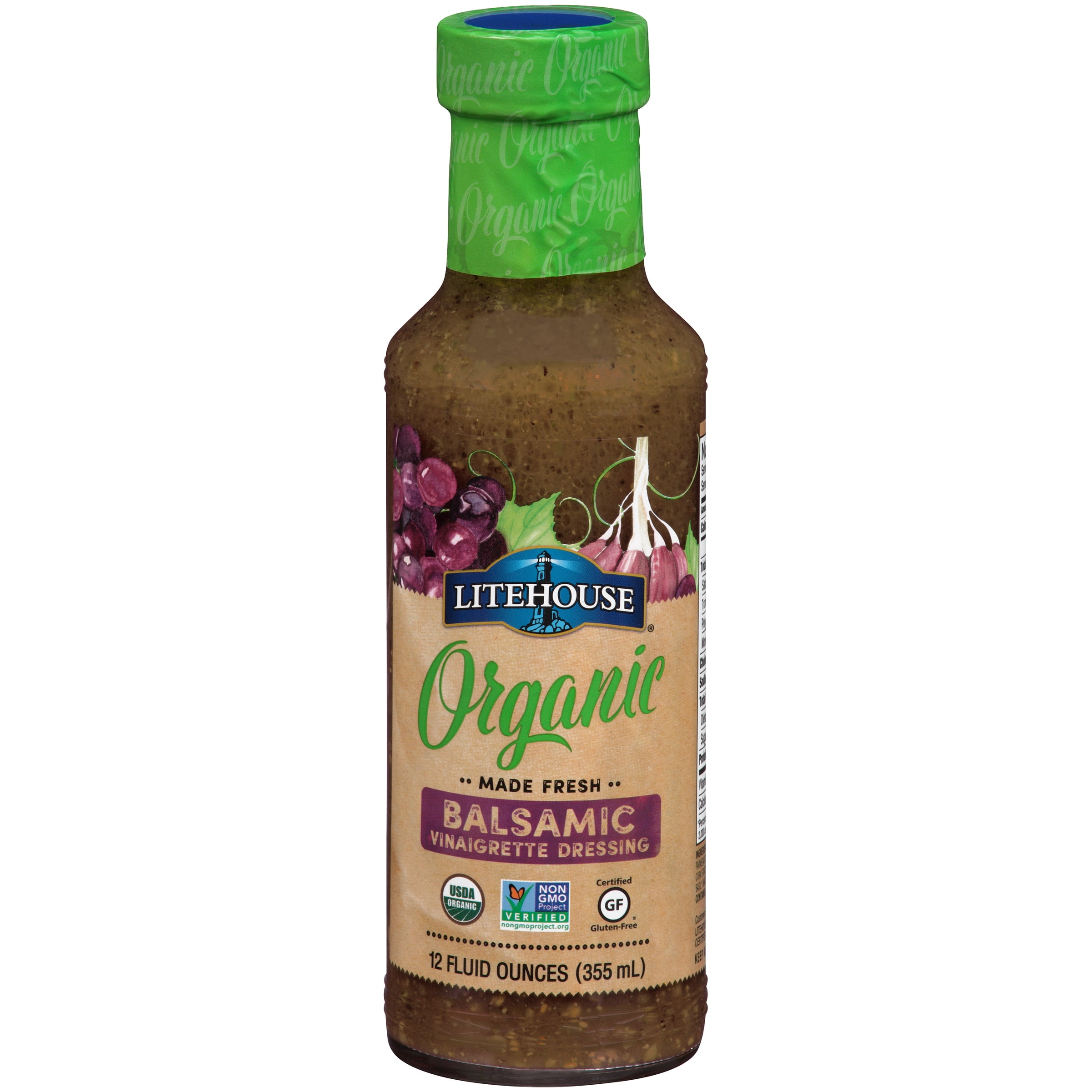 Litehouse Organic Balsamic Vinaigrette Dressing, 12 fl. oz. Walmart
