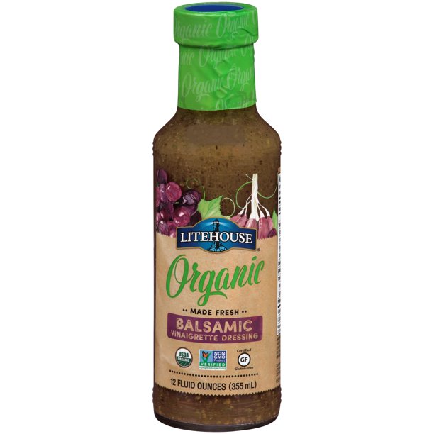 Litehouse Organic Balsamic Vinaigrette Dressing, 12 fl. oz. Walmart