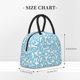 thumbnail image 2 of Easygdp Blue Snake Bolsa de Almuerzo Insulada Grande, Forro de Aluminio, Diseño Espacioso, a Prueba de Fugas, Ideal para Trabajo, Picnics, Viajes y Actividades al Aire Libre, 2 of 6