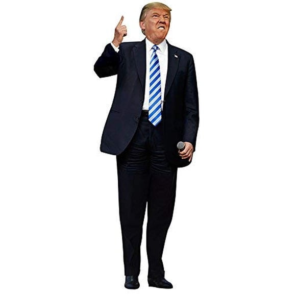 aahs!! Engraving Furious Donald Trump Life Size Cardboard Stand Up, 6 feet