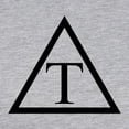 thumbnail image 3 of CafePress - Triangle Icon Long Sleeve T Shirt - Womens Baseball Tee, 3 of 4