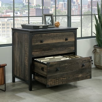 Sauder Costa 2-Drawer Lateral File Cabinet, Coffee Oak Finish