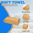 thumbnail image 3 of AUQ 10Pcs Microfiber Face Towels,Soft Skin-Friendly Texture Dish Clothes,Secure Stitched Edging Microfiber Rags,Yellow,9.84*9.84*0.39in, 3 of 7