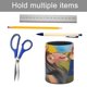 thumbnail image 5 of Las Locuras del Emperador-theme Cylinder Pen Holder Pencil Organizer with Flannel Lining PVC Leather Material Cardboard Base for study work 10*8CM, 5 of 6