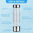 thumbnail image 6 of HYEASTR Hydrogen Water Bottle, Portable Rechargeable aquahealth Hydrogen Water Generator, Hydrogen Water Ionizer Machine, with SPE/PEM Technology, for Home Office Travel Fitness Drinking - Silver, 6 of 8