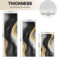 thumbnail image 4 of Black White Gray Gold Marble Pattern Kitchen Rugs Sets Of 3,Kitchen Runner Rugs Non Skid Washable,Decorative Kitchen Floor Mats for Kitchen,Sink,Laundry,17"x30"+ 17"x47" + 17"x59", 4 of 6