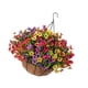 thumbnail image 5 of Cesta colgante de flores artificiales para plantas, decoración de arreglos florales artificiales B, 5 of 9