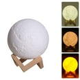 thumbnail image 1 of Zootealy 880ml Home Use LED Lunar Air Humidifier 3D Moon Lamp Diffuser USB Rechargeable Ultrasonic Mist Purifier, 1 of 8