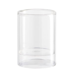 Clear Glass Floating Candle Holder, Small