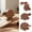 Elephant, variant on Handmade Walking Wooden Animal Figurine Educational Rabbit Elephant Turtle Statue Funny Mechanical Kinetic Walking Sculpture for Girls Boys