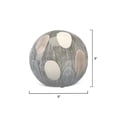 thumbnail image 3 of Jamie Young Co Transitional Ceramic Small Sphere in Cream/Black/Blue, 3 of 5