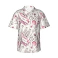 thumbnail image 1 of Balery Romantic Travel In Paris Camisas hawaianas de manga corta para hombre, camisas playeras de corte holgado, camisas de vacaciones con botones,Small, 1 of 7