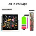 thumbnail image 2 of Wild Little Flowers 5D Diamond Art Painting by Number Kits for Adults DIY Paint with Full Drill Round Diamond Gems Painting Art Craft for Home Wall Decor 13.8x13.8inch, 2 of 8
