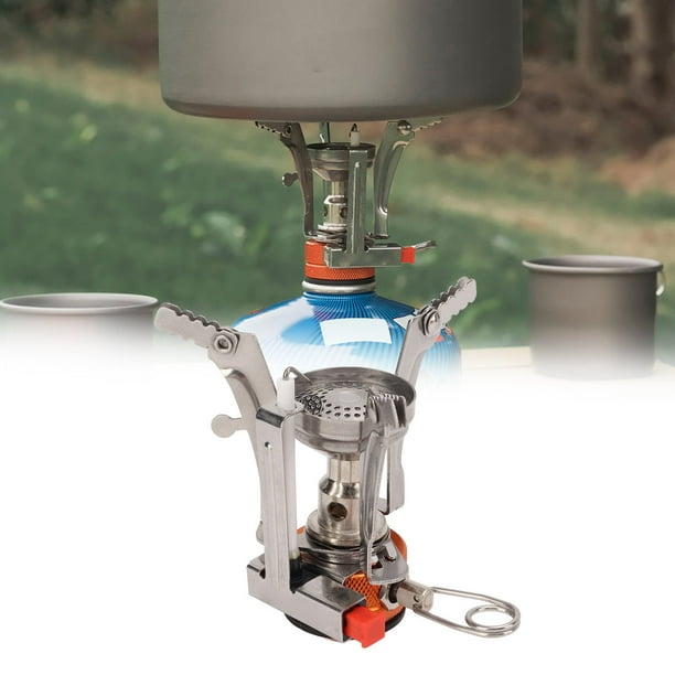 Portable Stove Flat Gas Tank 304 Stainless Steel Camping Stove