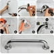 thumbnail image 5 of Paquete de 2 barras de apoyo para ducha, barra de apoyo para baño de acero inoxidable, manija de ducha, manija de baño, barras de apoyo para baño para personas mayores gruesas (12 pulgadas), 5 of 5