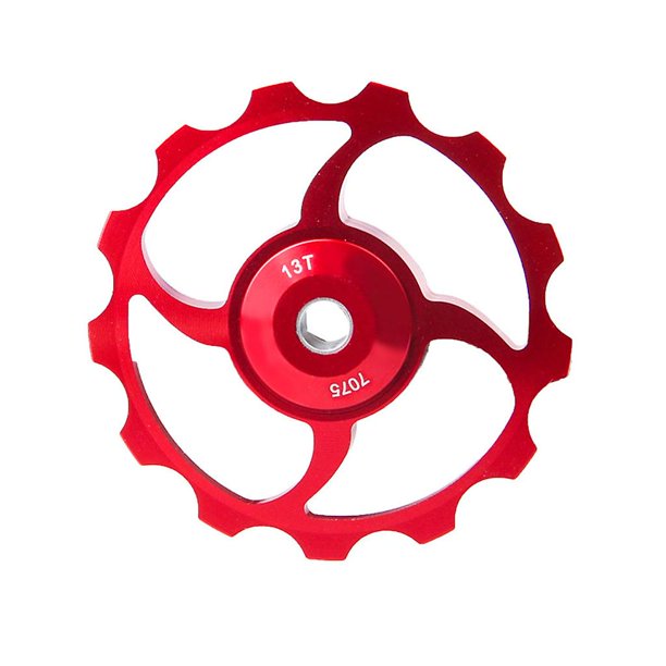 Polea de cerámica para bicicleta de carretera, guía de cambio trasero, rueda jockey con rodamiento de cerámica para Mtb