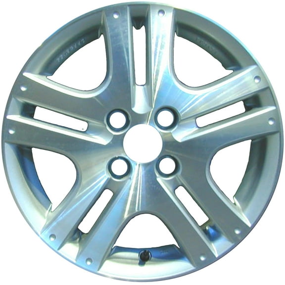 Remanufactured Machined and Painted Silver Aluminum Wheel 15 x 6 42700SLNA92 fits 2007-2008 Honda Fit