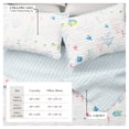 thumbnail image 3 of Coastal Quilt Set - Lightweight, Soft, All-Season - 2-Piece Reversible Coral Bedding Set (Twin / Twin XL, Colorful Seascapes), 3 of 6