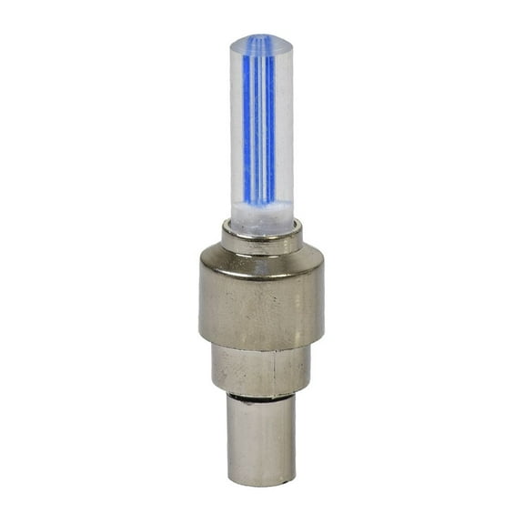 AlveyTech Blue LED Firefly Valve Stem Light Set for Kids Mini Dirt Bikes and Scooters, E-Bike 4-Pack
