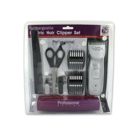 Rechargeable Hair Clipper Set (Best Shape Up Clippers)