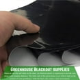 thumbnail image 2 of Panda Film Light Deprivation Greenhouse Cover  20 mil  100% Blackout Tarp, Black White  Sheeting, Green House Film (6' x 10'), 2 of 6