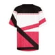 thumbnail image 4 of Tops de Hombro Frío para Mujeres Hombro Impreso Casual Insertado Cuello Redondo de Manga Corta, Moda Superior, 4 of 4