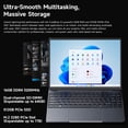 thumbnail image 3 of CHUWI CoreBook X Laptop 14'', AMD Ryzen 5 7430U(Up to 4.3GHz), 16GB RAM 512GB SSD, Windows 11 Laptop Computer, IPS FHD 2160 * 1440, HDMI, WiFi 6, BT5.2, USB 3.0, Webcam, 3 of 16