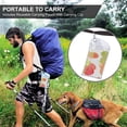 thumbnail image 5 of YFYANG Adult Microfiber Portable Travel Towel, Raspberries Leaf Watercolor Quick Dry Towel with Hiking Buckle PVC Pouch, 16" x 31.5", 5 of 6