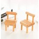 thumbnail image 3 of Soporte de madera para teléfono celular con forma de mini silla, soporte para teléfono móvil para silla pequeña, soporte universal multiángulo para teléfono móvil, base portátil para teléfono intelige, 3 of 5